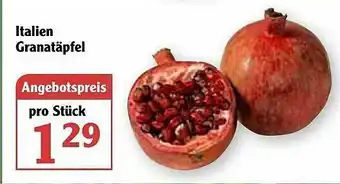 Globus Italien Granatäpfel Angebot