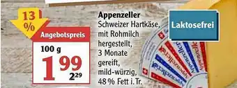 Globus Appenzeller Angebot