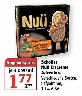 Globus Schöller Nuii Eiscreme Adventure Angebot