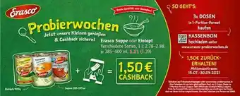 Globus Erasco Suppe Oder Eintopf Angebot