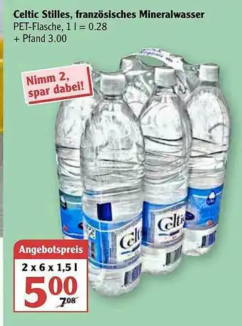 Globus Celtic Stilles Französiches Mineralwasser Angebot