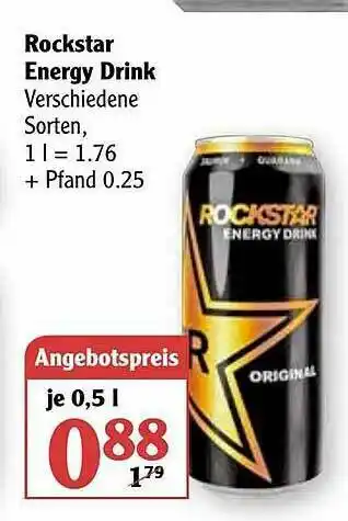 Globus Rockstar Energy Drink Angebot