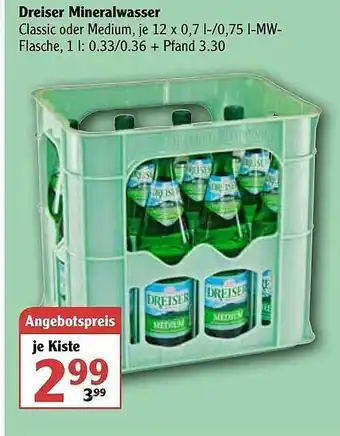 Globus Dreiser Mineralwasser Angebot