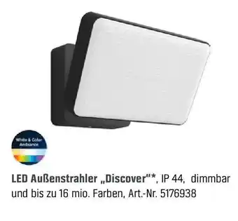 OBI LED Außenstrahler ,,Discover" Angebot