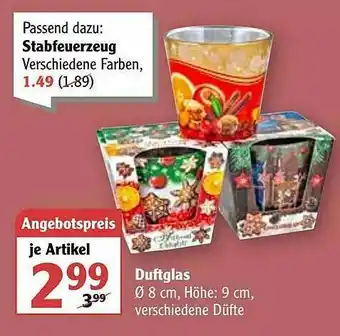 Globus Duftglas Angebot