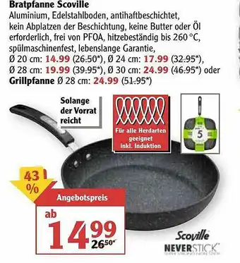 Globus Bratpfanne Scoville Oder Grillpfanne Angebot