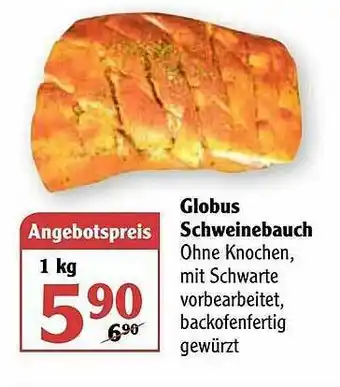 Globus Globus Schweinebauch Angebot