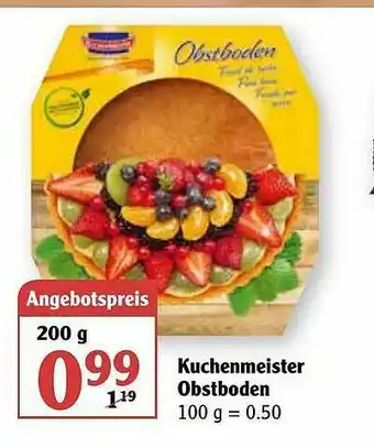 Globus Kuchenmeister Obstboden Angebot