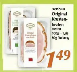 inkoop Steinhaus Original Krusten-braten Angebot