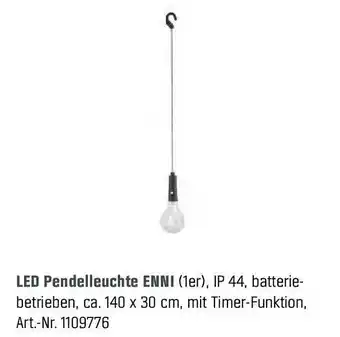 OBI LED Pendelleuchte ,,Enni" Angebot