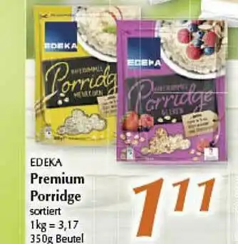 inkoop Edeka Premium Porridge Angebot