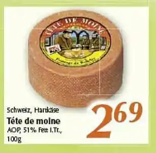 inkoop Schweiz, Hartkäse Téte De Moine Aop Angebot