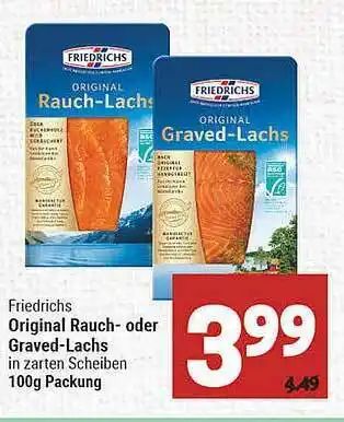 Marktkauf Friedrichs Original Rauch- Oder Graved-lachs Angebot