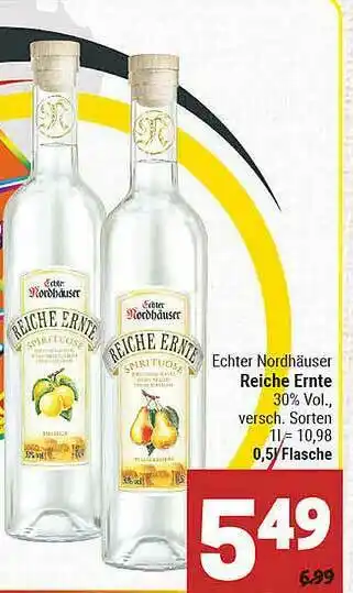 Marktkauf Echter Nordhäuser Reich Ernte Angebot