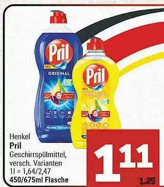 Marktkauf Henkel Pril Geschirrspülmittel Angebot