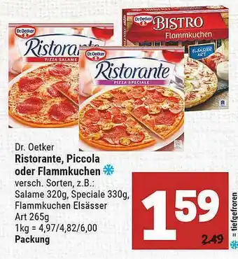 Marktkauf Dr Oetker Ristorante, Piccola Oder Flammkuchen Angebot