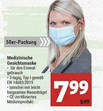 Marktkauf Medizinische Gesichtsmaske Angebot