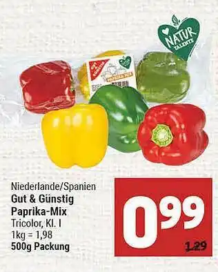 Marktkauf Gut & Günstig Paprika-mix Angebot