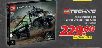 Marktkauf Lego Technic 4x4 Mercedes-benz Zetros Offroad-truck 42129 Angebot