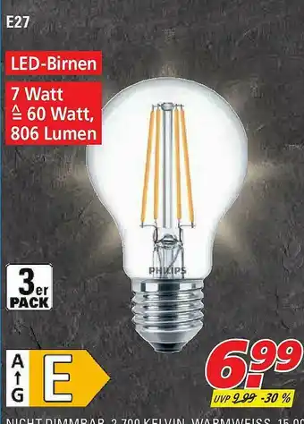 Marktkauf E27 Led-birnen Angebot