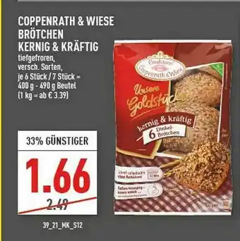 Marktkauf Coppenrath & Wiese Brötchen Kernig & Kräftig Angebot