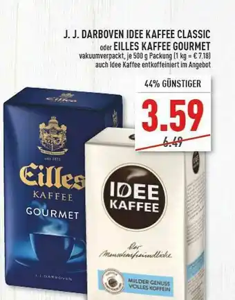 Marktkauf Jj Darboven Idee Kaffee Classic Oder Eilles Kaffee Gourmet Angebot