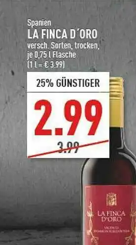 Marktkauf La Finca D'oro Angebot