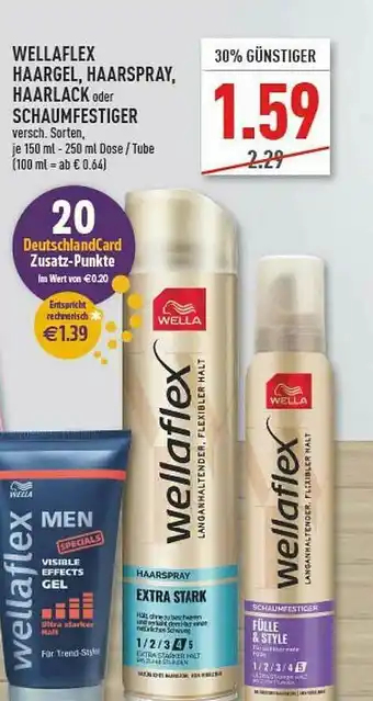 Marktkauf Wellaflex Haargel, Haarspray, Haarlack Oder Schaumfestiger Angebot