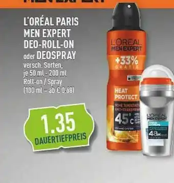 Marktkauf L'oréal Paris Men Expert Deo-roll-on Oder Deospray Angebot