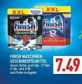 Marktkauf Finish Maschinen-geschirrspülmittel Angebot