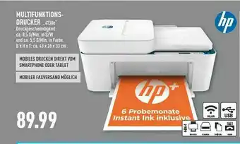 Marktkauf Multifunktions-drucker „4130e” Hp Angebot