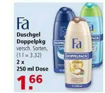 Multi Markt Fa Duschgel Doppelpkg Angebot