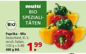 Multi Markt Bio Paprika - Mix Angebot