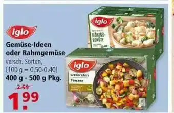 Multi Markt Iglo Gemüse-ideen Oder Rahmgemüse Angebot