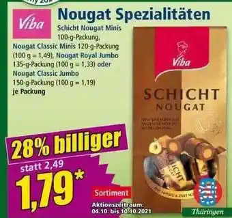 Norma Viba Nougat Spezialitäten Angebot