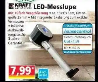 Norma Kraft Led-messlupe Angebot