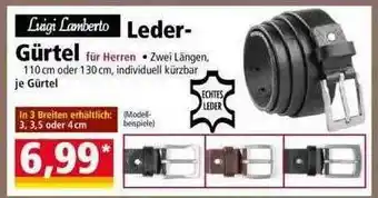 Norma Luigi Lomberto Leder-gürtel Angebot