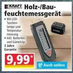 Norma Kraft Holz- Bau-feuchtemessgerät Angebot