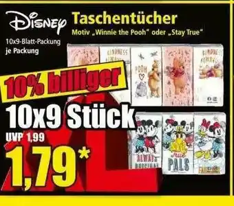 Norma Disney Taschentücher Angebot