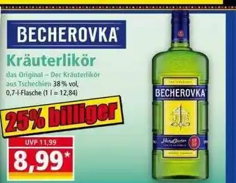 Norma Becherovka Kräuterlikör Angebot