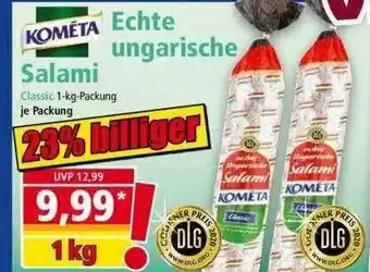 Norma Kométa Echte Ungarische Salami Angebot