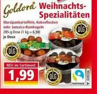 Norma Goldora Weihnachts-spezialitäten Angebot