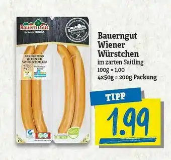 NP Discount Bauerngut Wiener Würstchen Angebot