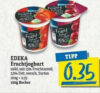 NP Discount Edeka Fruchtjoghurt Angebot