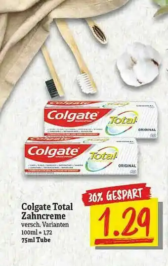 NP Discount Colgate Total Zahncreme Angebot