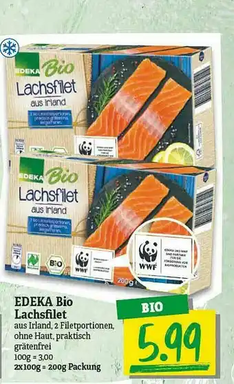 NP Discount Edeka Bio Lachsfilet Angebot