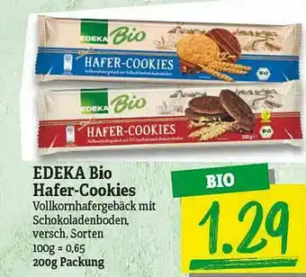 NP Discount Edeka Bio Hafer-cookies Angebot