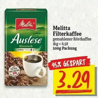 NP Discount Melitta Filterkaffee Angebot