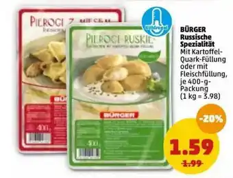 PENNY Bürger Russische Spezialität Angebot