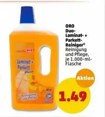 PENNY Oro Duo Laminat+ Parkett Reiniger Angebot